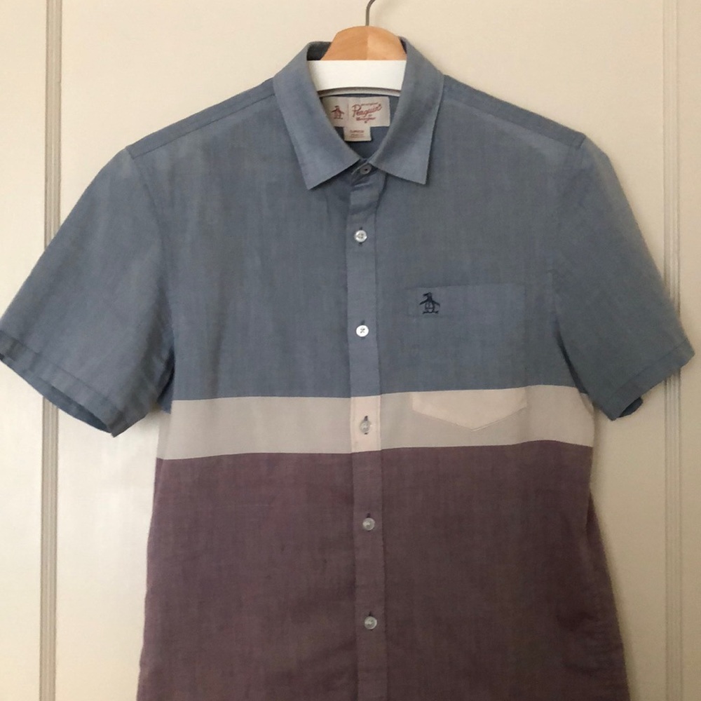 Original Penguin short sleeve button shirt